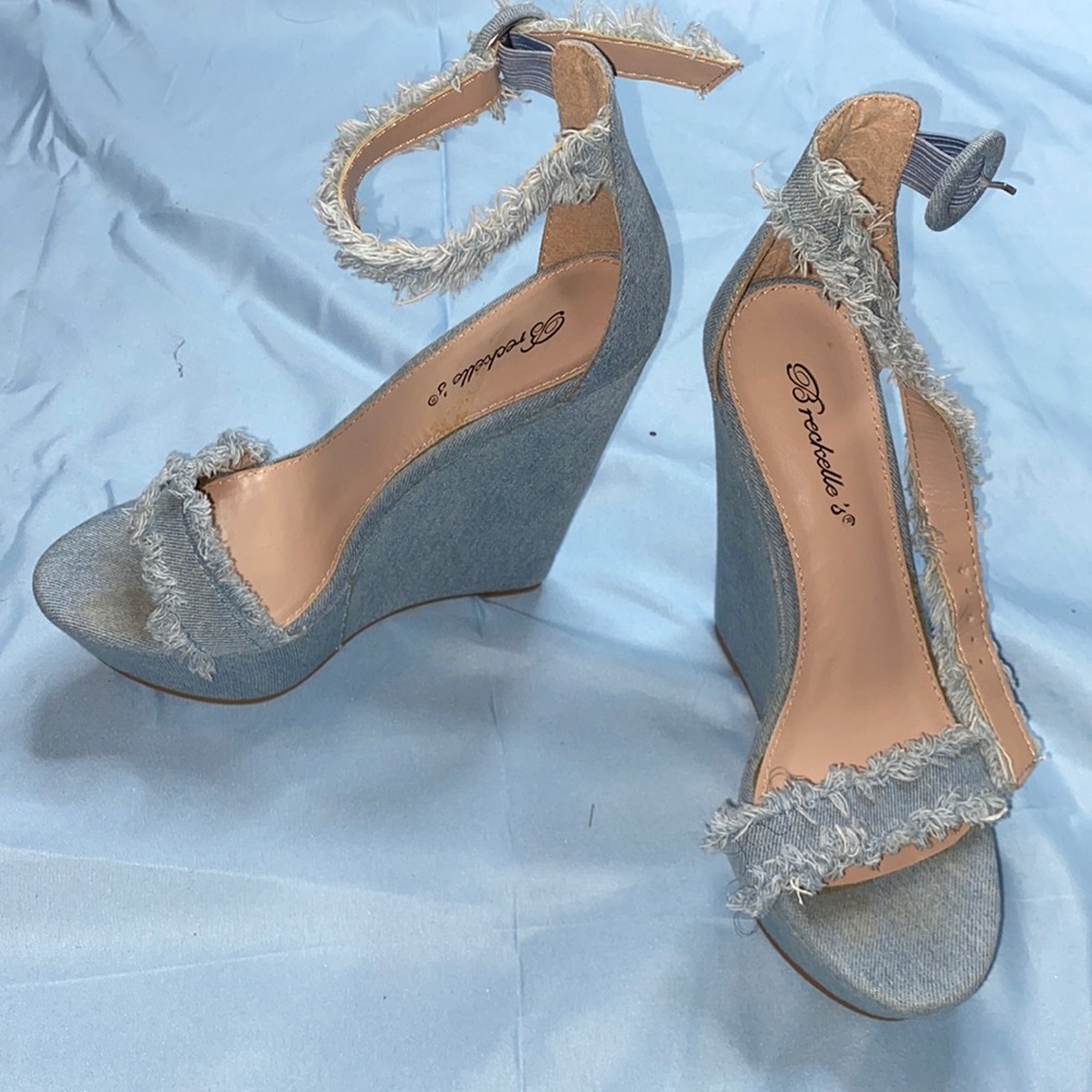 Denim Heels
